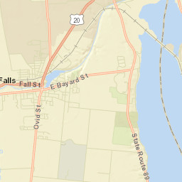 Seneca Falls New York Street Map