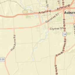 Shumaker Crossing New York Street Map