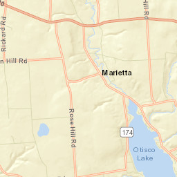 Thorn Hill New York Street Map