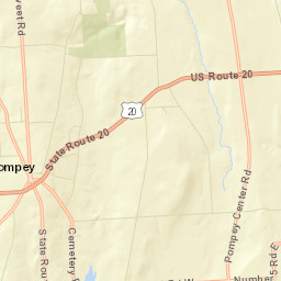Pompey New York Street Map