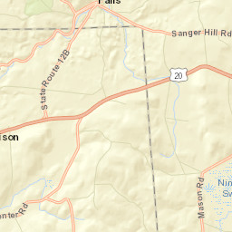 Oriskany Falls New York Street Map