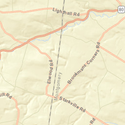 Starkville New York Street Map