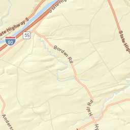 Stone Ridge New York Street Map