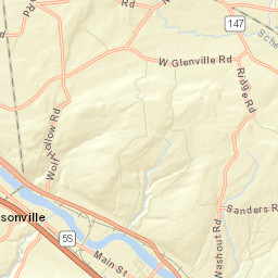 Pattersonville New York Street Map