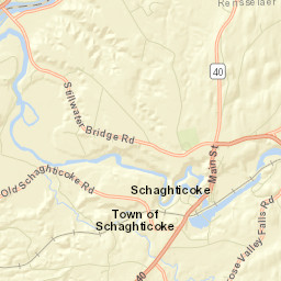 Schaghticoke Hill New York Street Map