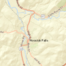 Walloomsac New York Street Map