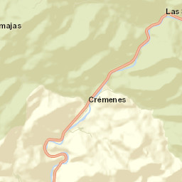 Crémenes Street Map