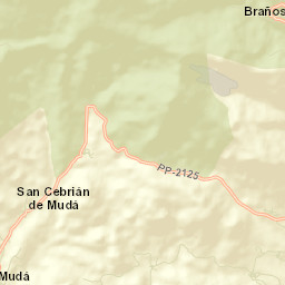 Brañosera Street Map