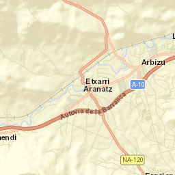 Arbizu Street Map