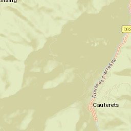 Cauterets Street Map