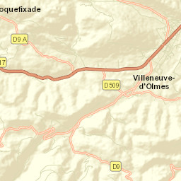 Villeneuve-d’Olmes Street Map