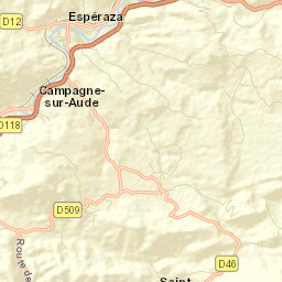 Espéraza Street Map