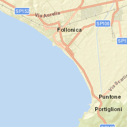 Follonica Street Map