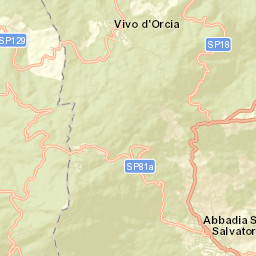 Abbadia San Salvatore Street Map