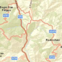 Radicofani Street Map
