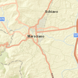 Marsciano Street Map