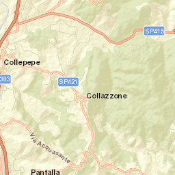 Collazzone Street Map