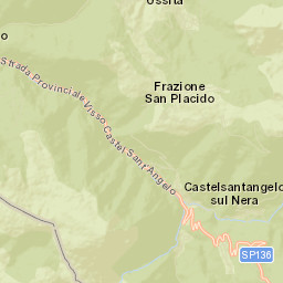 Castelsantangelo sul Nera Street Map