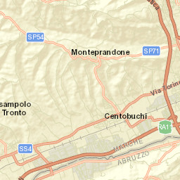 Monteprandone Street Map