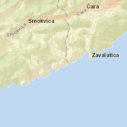 Smokvica Street Map