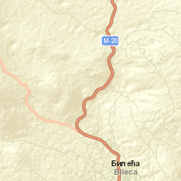 Bileća Street Map