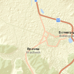 Botevgrad Street Map