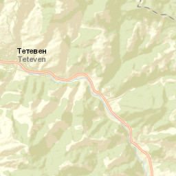 Obshtina Teteven Street Map