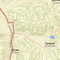 Troyan Street Map
