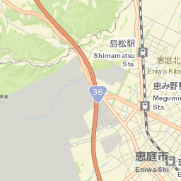 Eniwa-shi Street Map