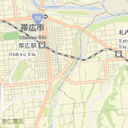 Obihiro Street Map