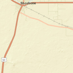 Shoshone Street Map