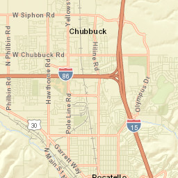 Chubbuck Street Map