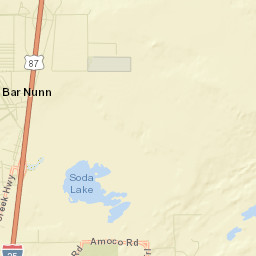 Bar Nunn Street Map