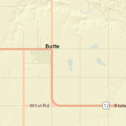 Butte Street Map