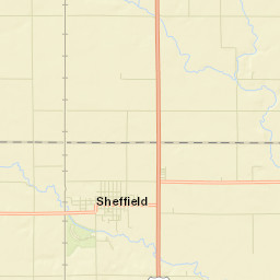 Sheffield Street Map