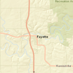 Fayette County Street Map