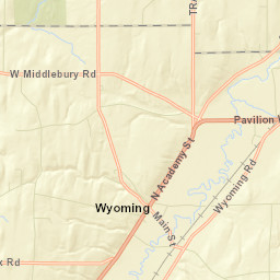 Wrights Corner New York Street Map