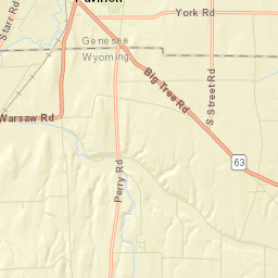 Spragues Corner New York Street Map