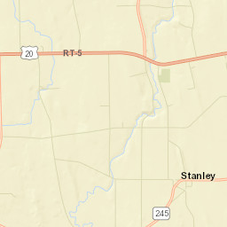 Stanley New York Street Map