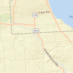 Skanondaga Heights New York Street Map