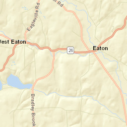 West Eaton New York Street Map
