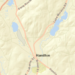 Pecksport New York Street Map