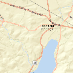 Richfield Springs New York Street Map