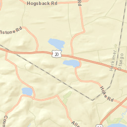 Warren New York Street Map