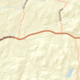 Southwest Hoosick New York Street Map