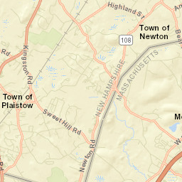 Newton Street Map