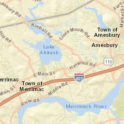 Amesbury Street Map