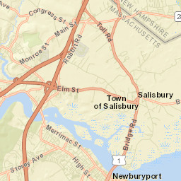 Newburyport Street Map