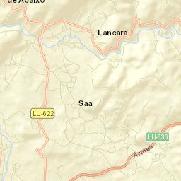 Láncara Street Map