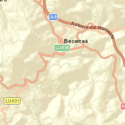 Becerreá Street Map